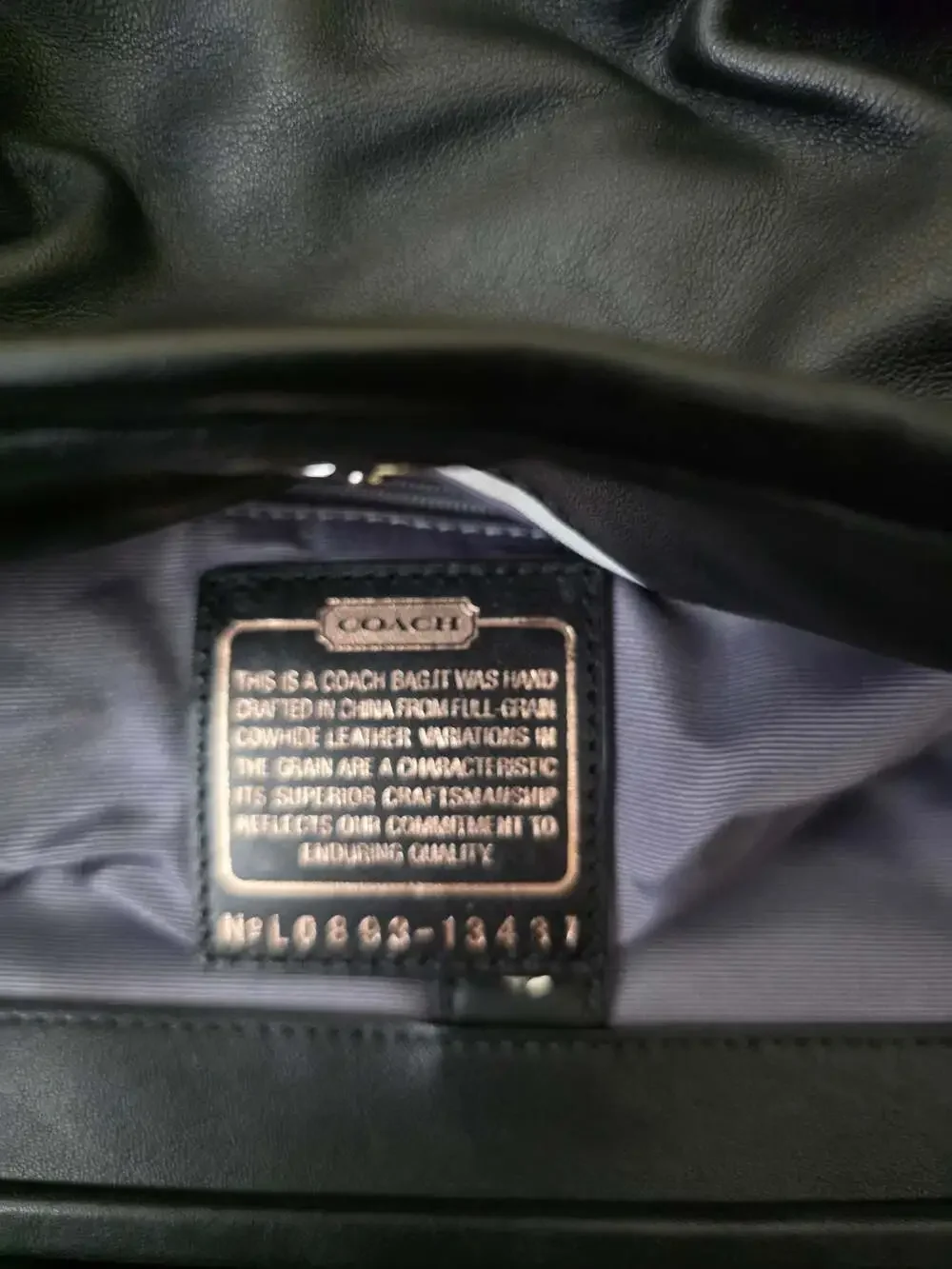 Coach Parker Black Soft Leather Kisslock Hobo Bag 13437